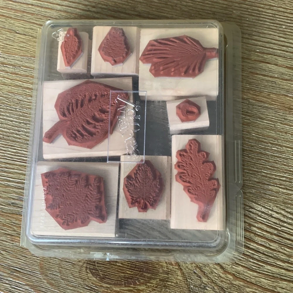 Stampin’ Up! Rubber Stamp Set Fantastic Foliage Set of 8
